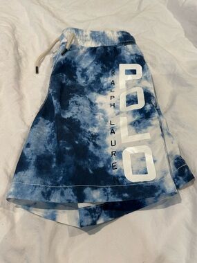 Polo by Ralph Lauren Blue Tie-Dye swim trunks Shorts